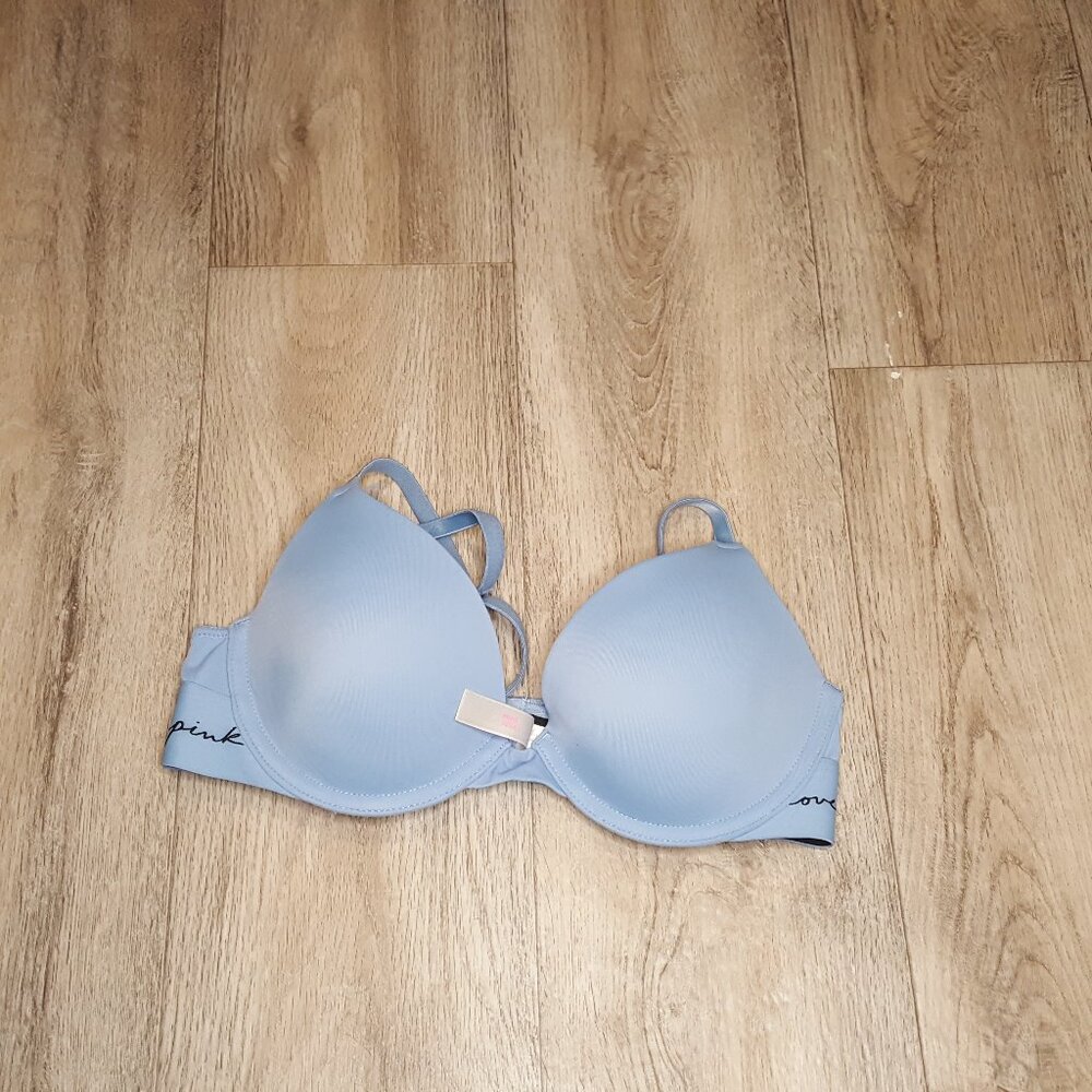 Light Blue Underwire Bra